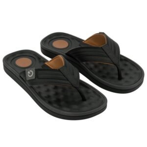 Tong Homme Cartago Alabama – Confort Durable Noir