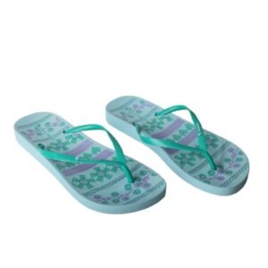Tong Femme Copacabana Anatomic Print IX – Design Tendance Vert Eau