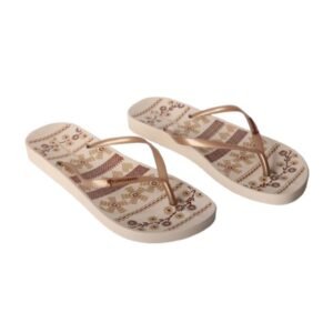 Tong Femme Copacabana Anatomic Print IX – Design Tendance Beige
