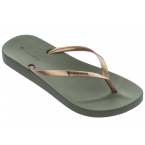 Tong Femme Copacabana Anatomic II – Confort Naturel Verte