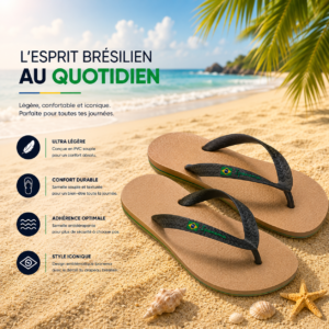 Tong Homme Ipanema Classic Brazil Marron