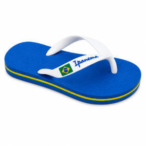 Tong  Ipanema Classic Brazil Enfant Garçon Bleu